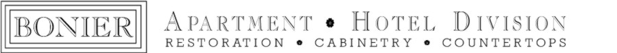 Bonier Cabinetry and Countertops for Hotel Intercontinental - Dallas Renovation.